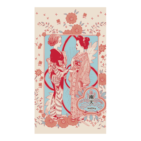安野モヨコ collection cards KIMONO GIRLS Ⅰ「南天・牡丹・蜻蛉」 ステーショナリー コルクショップ