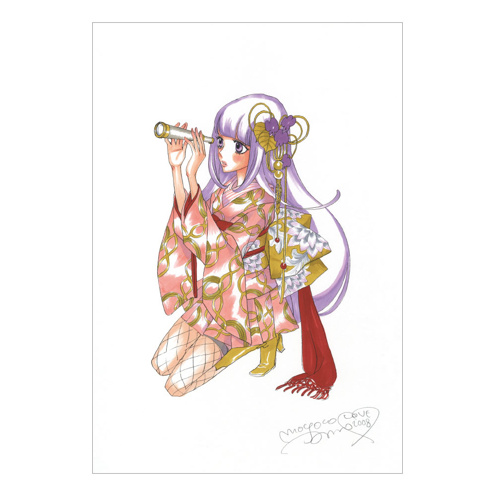 安野モヨコ オチビサンの ひみつの はらっぱ イラスト入りサイン