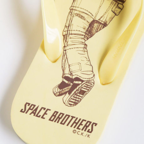 宇宙兄弟 Wai Wai Space Brothers アロハ 月面足跡スタンプビーチサンダル 全部セット ファッション コルクショップ