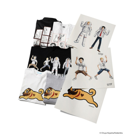 BILLIONAIRE BOYS CLUB x 宇宙兄弟T-SHIRT_002 ブラック [LANDS BILLIONAIRE BOYS CLUB x 宇宙兄弟T-SHIRT_002 ブラック [LANDS