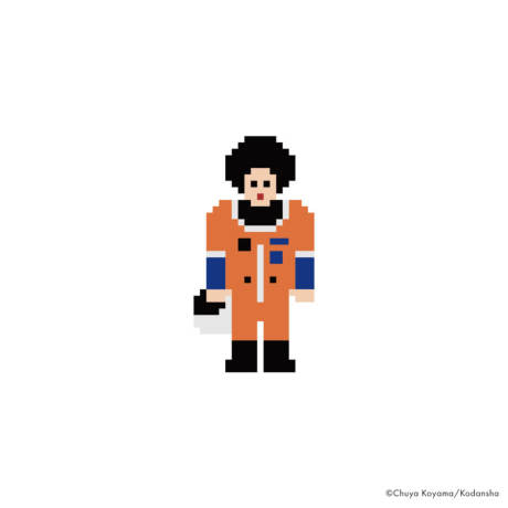 宇宙兄弟 ファミコン風ドットのムッタ キャップ 【Design For